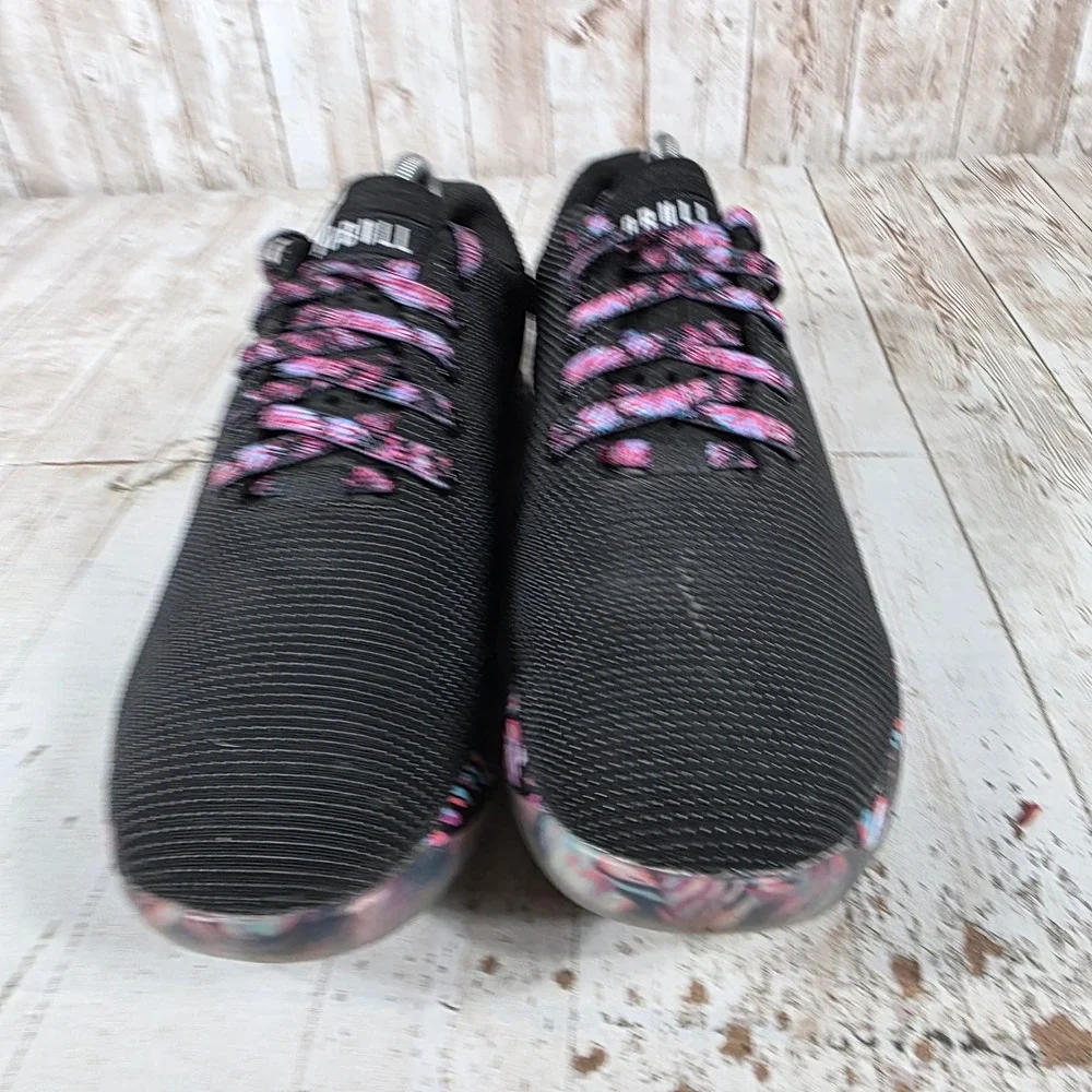 NOBULL Black Tropical SuperFabric Trainer Sneakers Womens 10 Mens 8.5